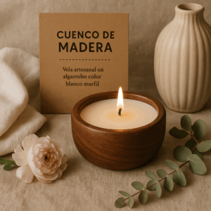 Vela cuenco de madera en Algarrobo